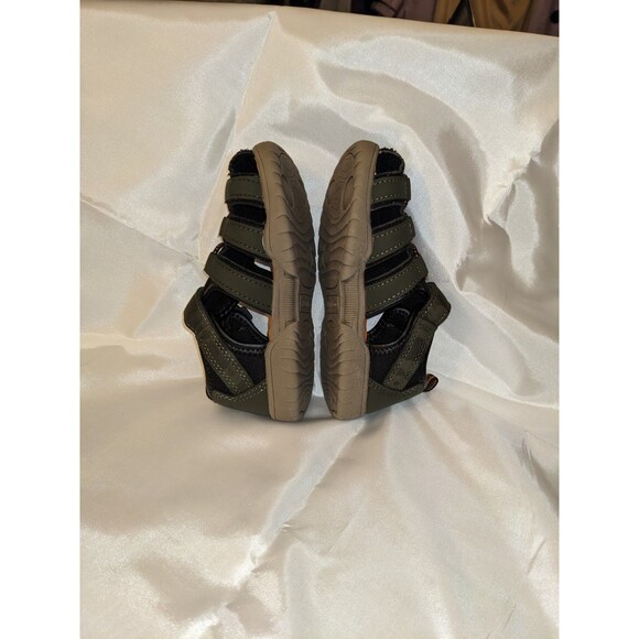 Eddie Bauer Toddler Edmund Sandals Green Size 8M Closed Toe Adventure Shoes - Picture 9 of 9